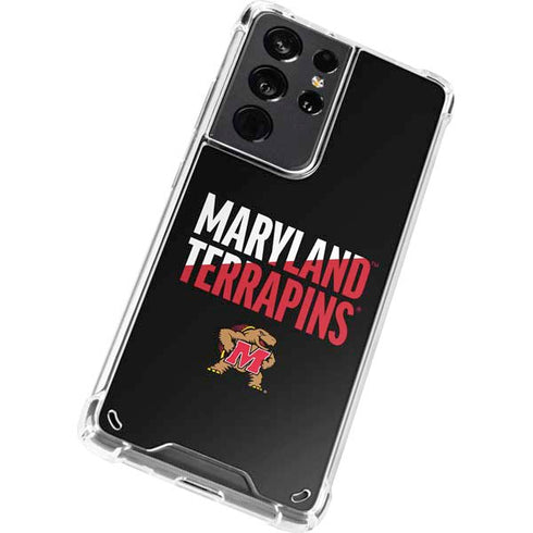 University of Maryland Terrapins Athletic Marks Galaxy S21 Ultra 5G Clear Case