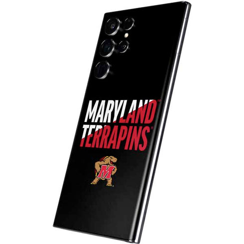University of Maryland Terrapins Athletic Marks Galaxy S22 Ultra Skin