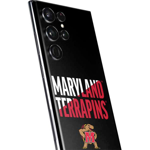 University of Maryland Terrapins Athletic Marks Galaxy S22 Ultra Skin
