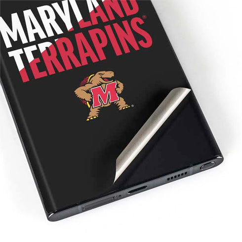 University of Maryland Terrapins Athletic Marks Galaxy S22 Ultra Skin