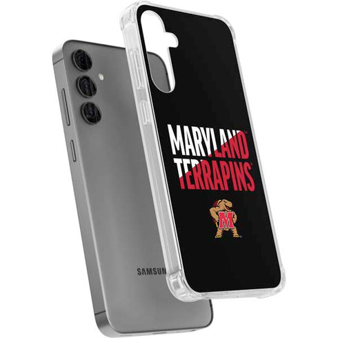 University of Maryland Terrapins Athletic Marks Galaxy S24 Plus Clear Case