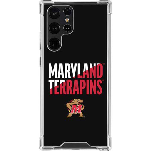 University of Maryland Terrapins Athletic Marks Galaxy S24 Ultra Clear Case