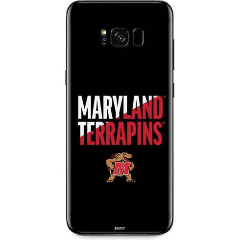 University of Maryland Terrapins Athletic Marks Galaxy S8 Plus Skin