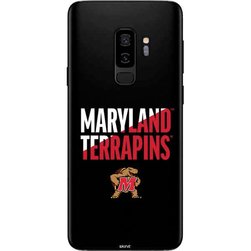 University of Maryland Terrapins Athletic Marks Galaxy S9 Plus Skin