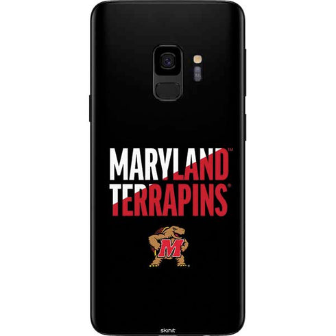 University of Maryland Terrapins Athletic Marks Galaxy S9 Skin