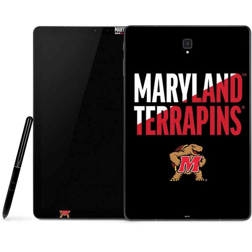 University of Maryland Terrapins Athletic Marks Samsung Galaxy Tab Skin