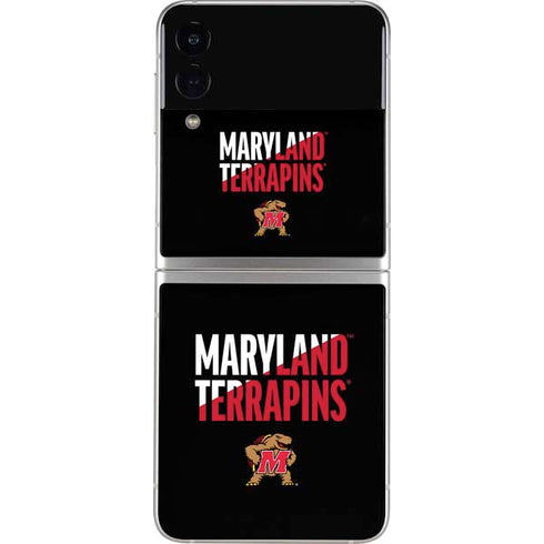 University of Maryland Terrapins Athletic Marks Galaxy Z Flip4 5G Skin