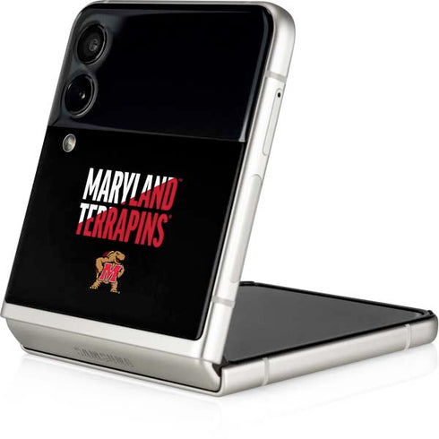 University of Maryland Terrapins Athletic Marks Galaxy Z Flip4 5G Skin