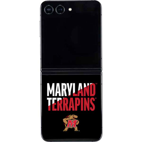 University of Maryland Terrapins Athletic Marks Galaxy Z Flip5 5G Skin