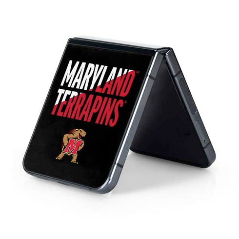 University of Maryland Terrapins Athletic Marks Galaxy Z Flip5 5G Skin