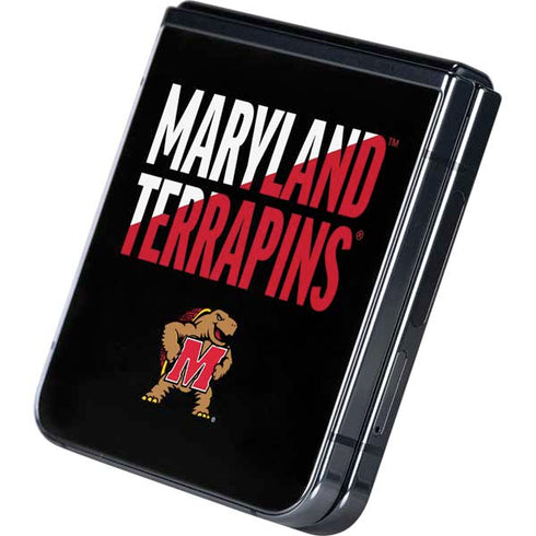 University of Maryland Terrapins Athletic Marks Galaxy Z Flip5 5G Skin