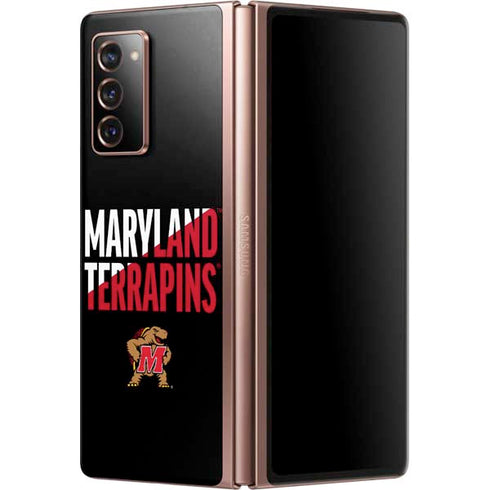 University of Maryland Terrapins Athletic Marks Galaxy Z Fold2 5G Skin