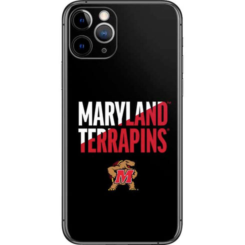 University of Maryland Terrapins Athletic Marks iPhone 11 Pro Skin