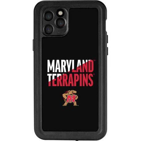 University of Maryland Terrapins Athletic Marks iPhone 11 Pro Waterproof Case