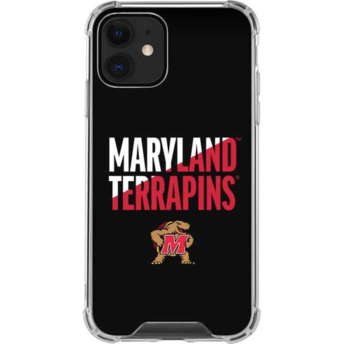 University of Maryland Terrapins Athletic Marks iPhone 12 Clear Case