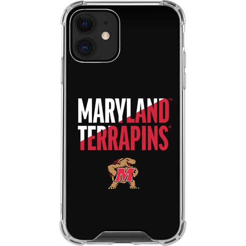 University of Maryland Terrapins Athletic Marks iPhone 12 Mini Clear Case