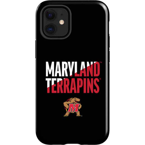 University of Maryland Terrapins Athletic Marks iPhone 12 Mini Impact Case