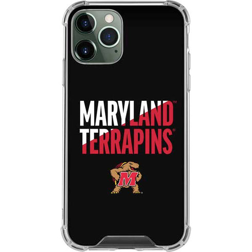 University of Maryland Terrapins Athletic Marks iPhone 12 Pro Clear Case