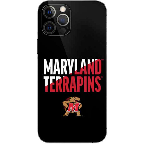 University of Maryland Terrapins Athletic Marks iPhone 12 Pro Skin
