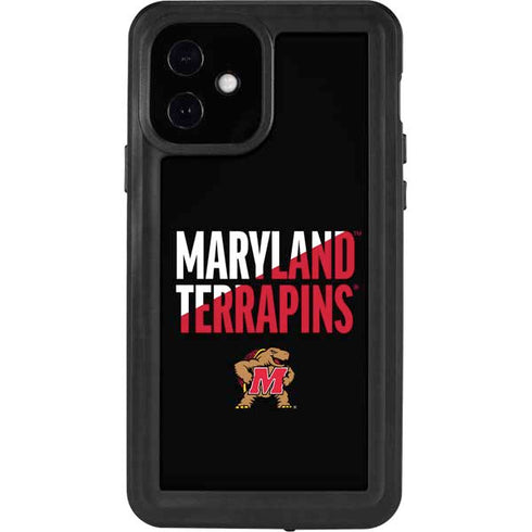 University of Maryland Terrapins Athletic Marks iPhone 12 Waterproof Case