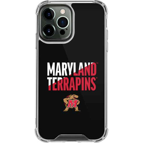 University of Maryland Terrapins Athletic Marks iPhone 13 Pro Max Clear Case