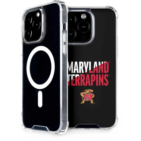 University of Maryland Terrapins Athletic Marks iPhone 15 Pro MagSafe Case