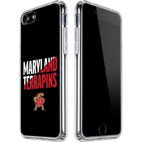 University of Maryland Terrapins Athletic Marks iPhone SE (2nd & 3rd Gen) Clear Case