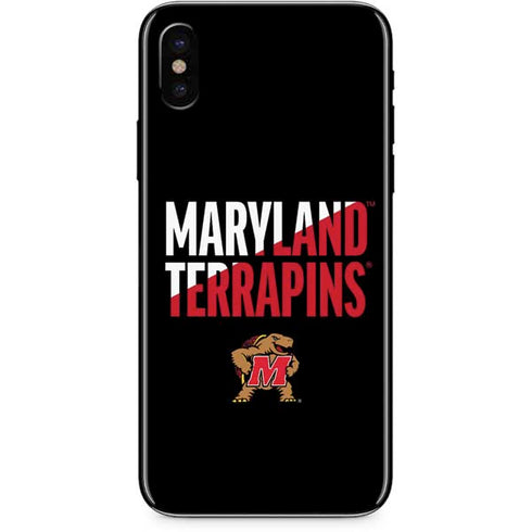 University of Maryland Terrapins Athletic Marks iPhone XS Max Skin
