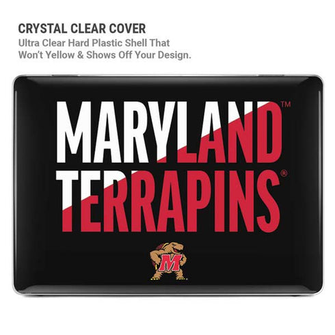 University of Maryland Terrapins Athletic Marks MacBook Pro 16in (2021-25) Case plus Skin