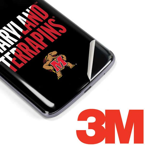 University of Maryland Terrapins Athletic Marks Moto E5 Plus Skin