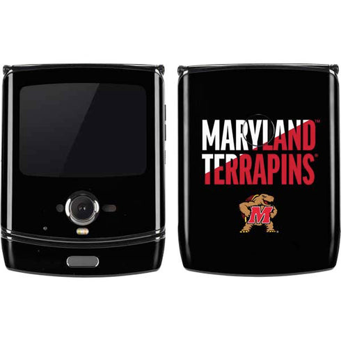 University of Maryland Terrapins Athletic Marks Motorola RAZR Skin