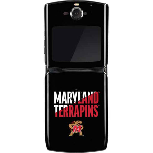 University of Maryland Terrapins Athletic Marks Motorola RAZR Skin