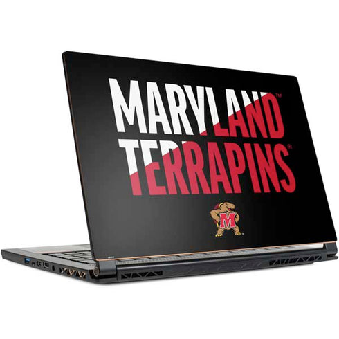 University of Maryland Terrapins Athletic Marks MSI GS65 Stealth Laptop Skin