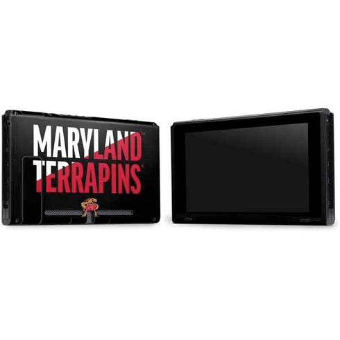 University of Maryland Terrapins Athletic Marks Nintendo Switch Bundle Skin