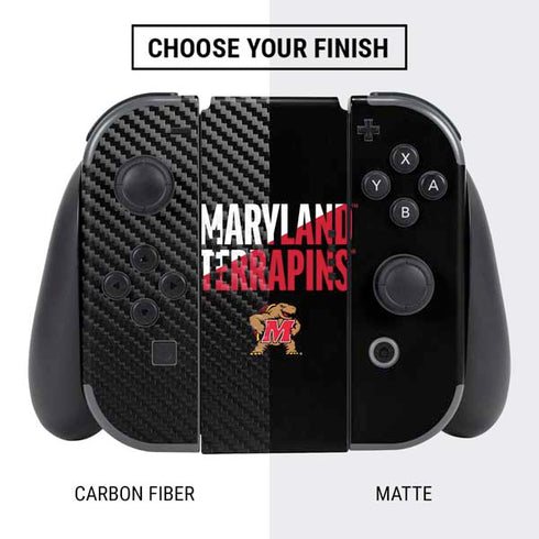 University of Maryland Terrapins Athletic Marks Nintendo Switch Bundle Skin