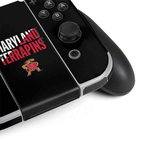 University of Maryland Terrapins Athletic Marks Nintendo Switch OLED (2021) Skin