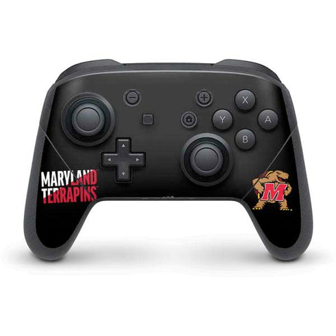 University of Maryland Terrapins Athletic Marks Nintendo Switch Pro Controller Skin