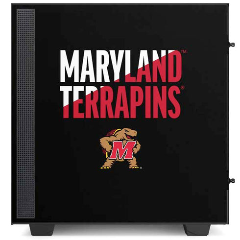 University of Maryland Terrapins Athletic Marks NZXT H510 Compact ATX Mid-Tower Case Skin