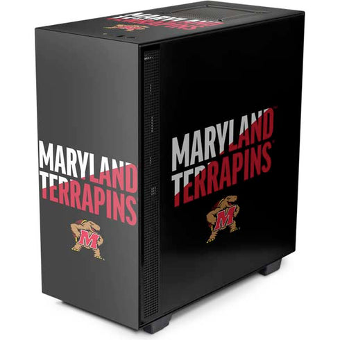 University of Maryland Terrapins Athletic Marks NZXT H510 Compact ATX Mid-Tower Case Skin