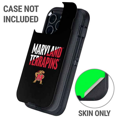 University of Maryland Terrapins Athletic Marks Otterbox Defender iPhone Skin