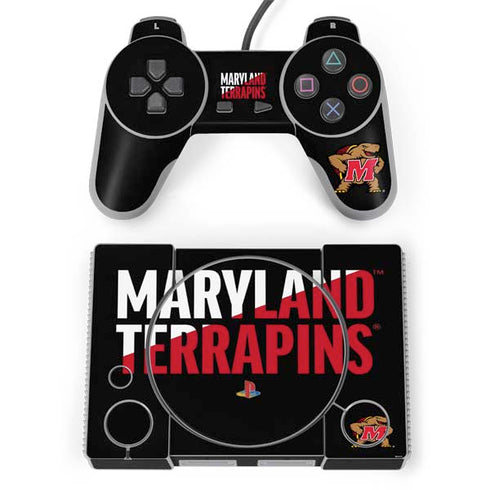 University of Maryland Terrapins Athletic Marks PlayStation Classic Bundle Skin