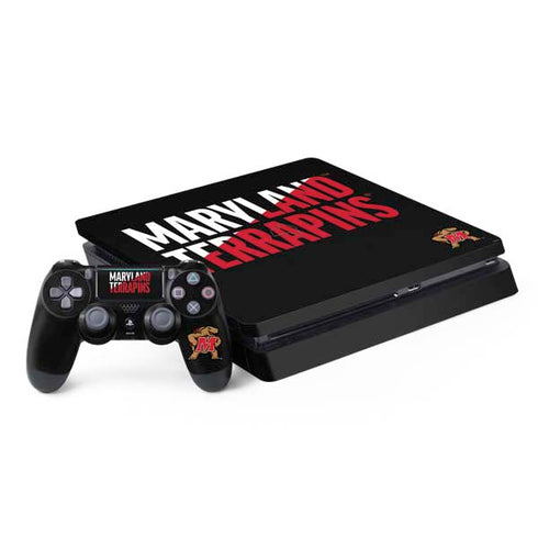 University of Maryland Terrapins Athletic Marks PS4 Slim Bundle Skin