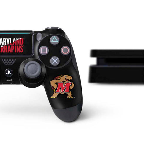 University of Maryland Terrapins Athletic Marks PS4 Slim Bundle Skin