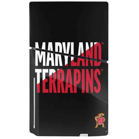 University of Maryland Terrapins Athletic Marks PS5 Slim Disk Console Skin