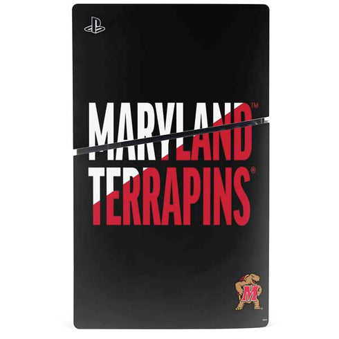 University of Maryland Terrapins Athletic Marks PS5 Slim Digital Edition Bundle Skin