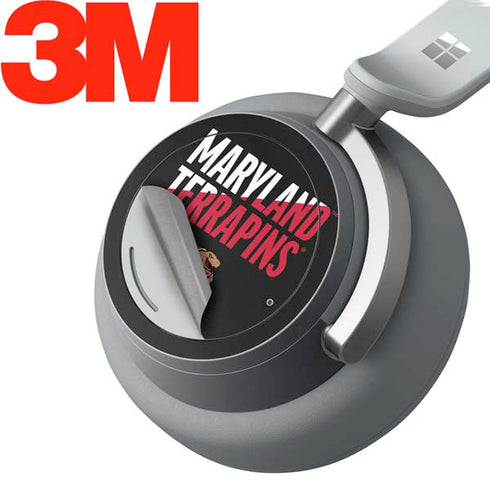University of Maryland Terrapins Athletic Marks Surface Headphones Skin