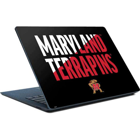 University of Maryland Terrapins Athletic Marks Surface Laptop Skin