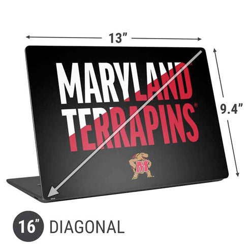 University of Maryland Terrapins Athletic Marks Universal Laptop 16in (13 x 9.4in) Skin
