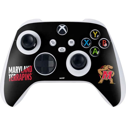 University of Maryland Terrapins Athletic Marks Xbox Series S Controller Skin