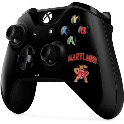 University of Maryland Collegiate Text Xbox One X Controller Skin